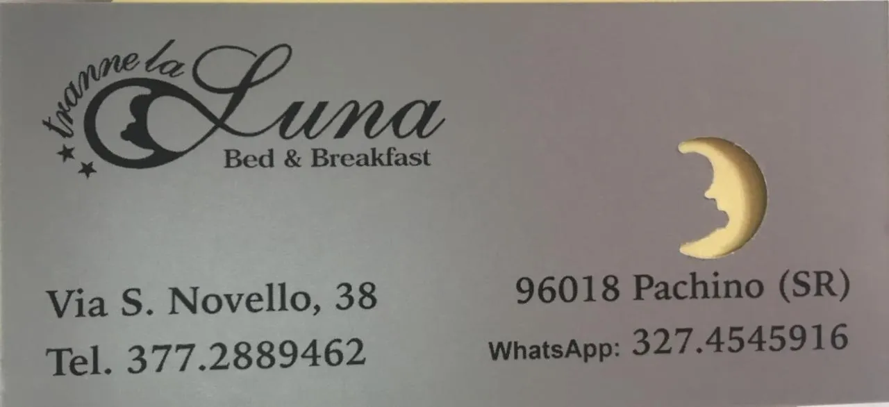 Tranne La Luna 파키노 B&B
